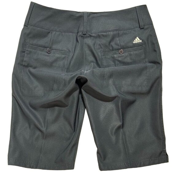 ADIDAS CLIMALITE Women's Shorts Navy Blue Knee Length Size 4 - Picture 6 of 9